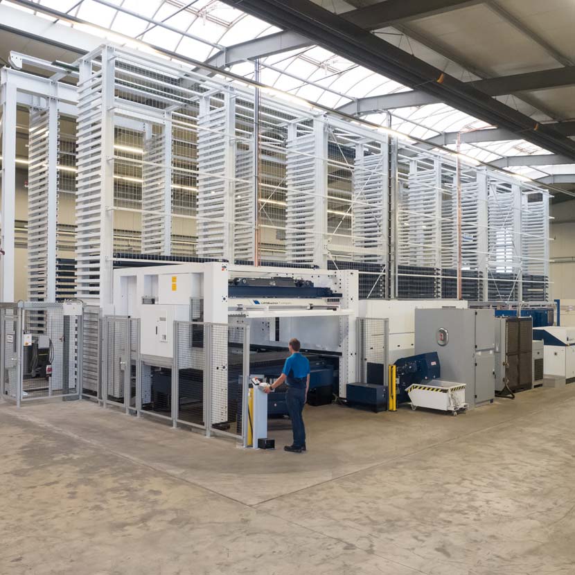 Neuer Flachbettlaser