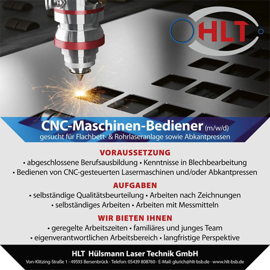 Personalsuchanzeige cnc