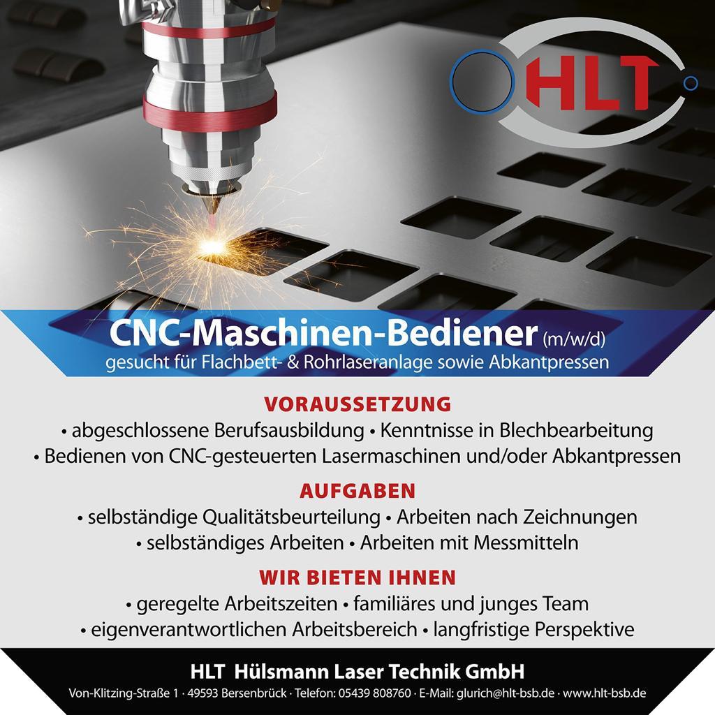 CNC-Maschinen-Bediener